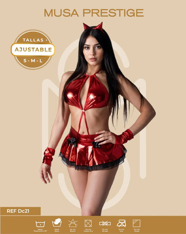 DISFRAZ DE DIABLA